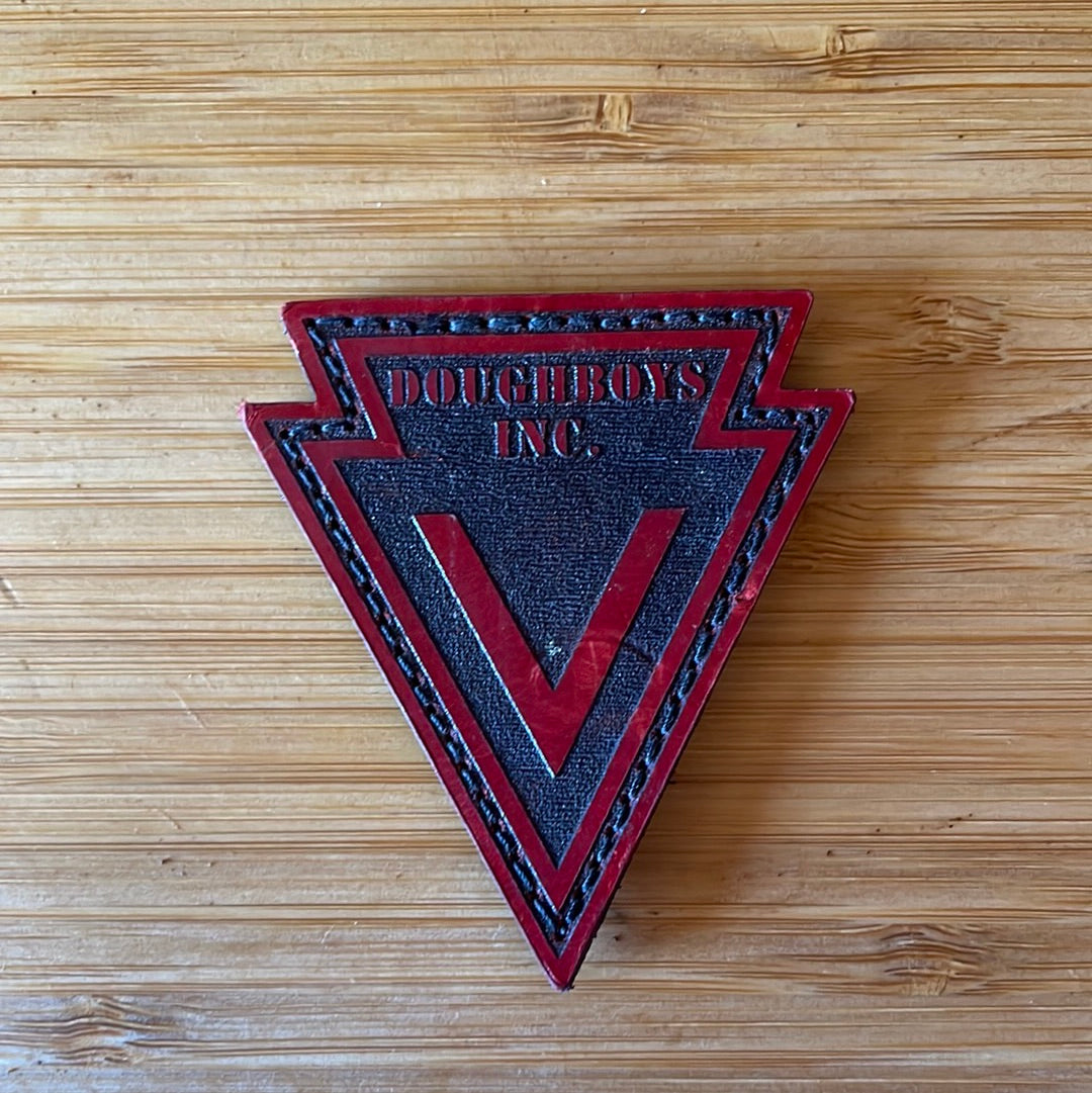 Bolt and Arrowhead Patch, High-Quality Leather Design