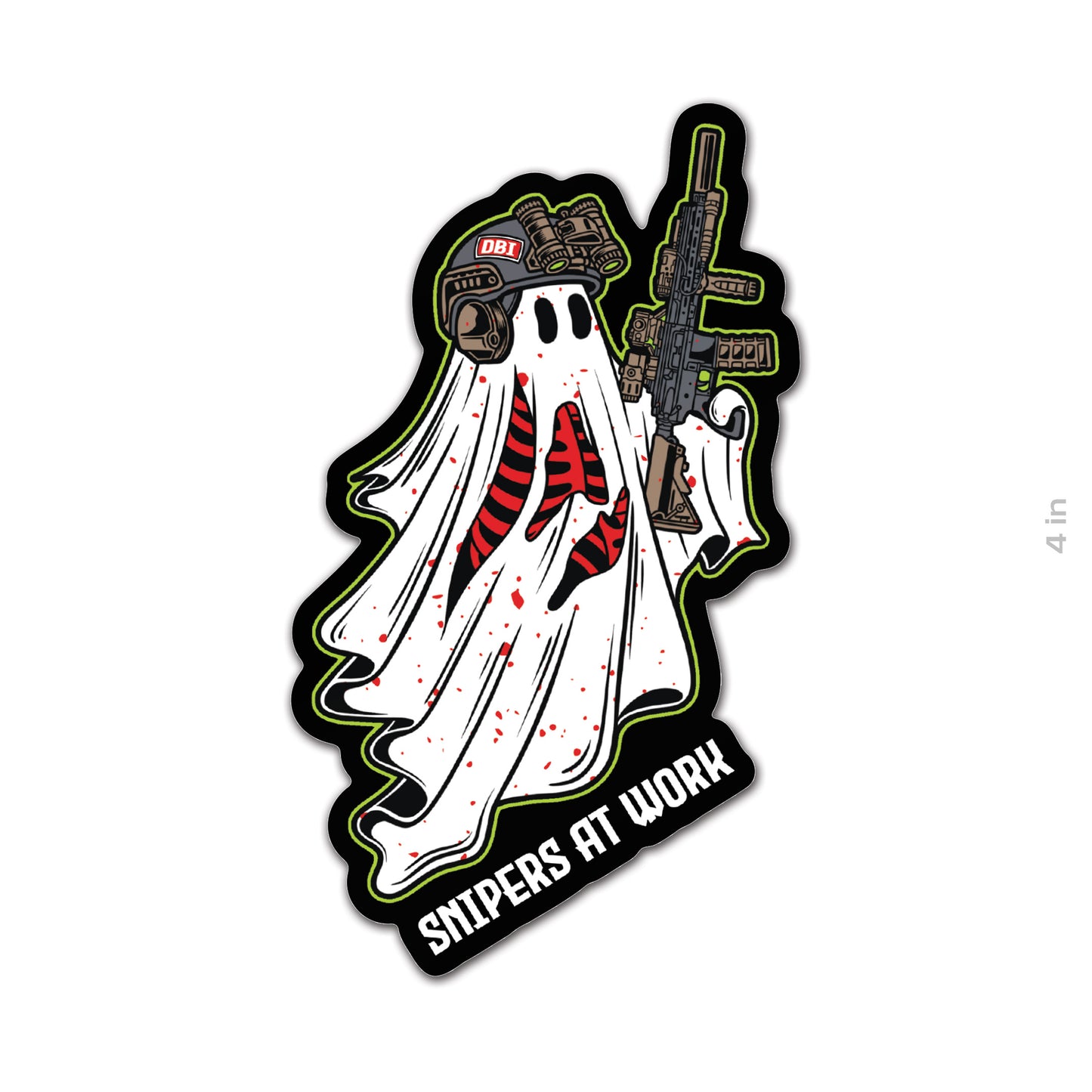 Snipers at Work Sticker