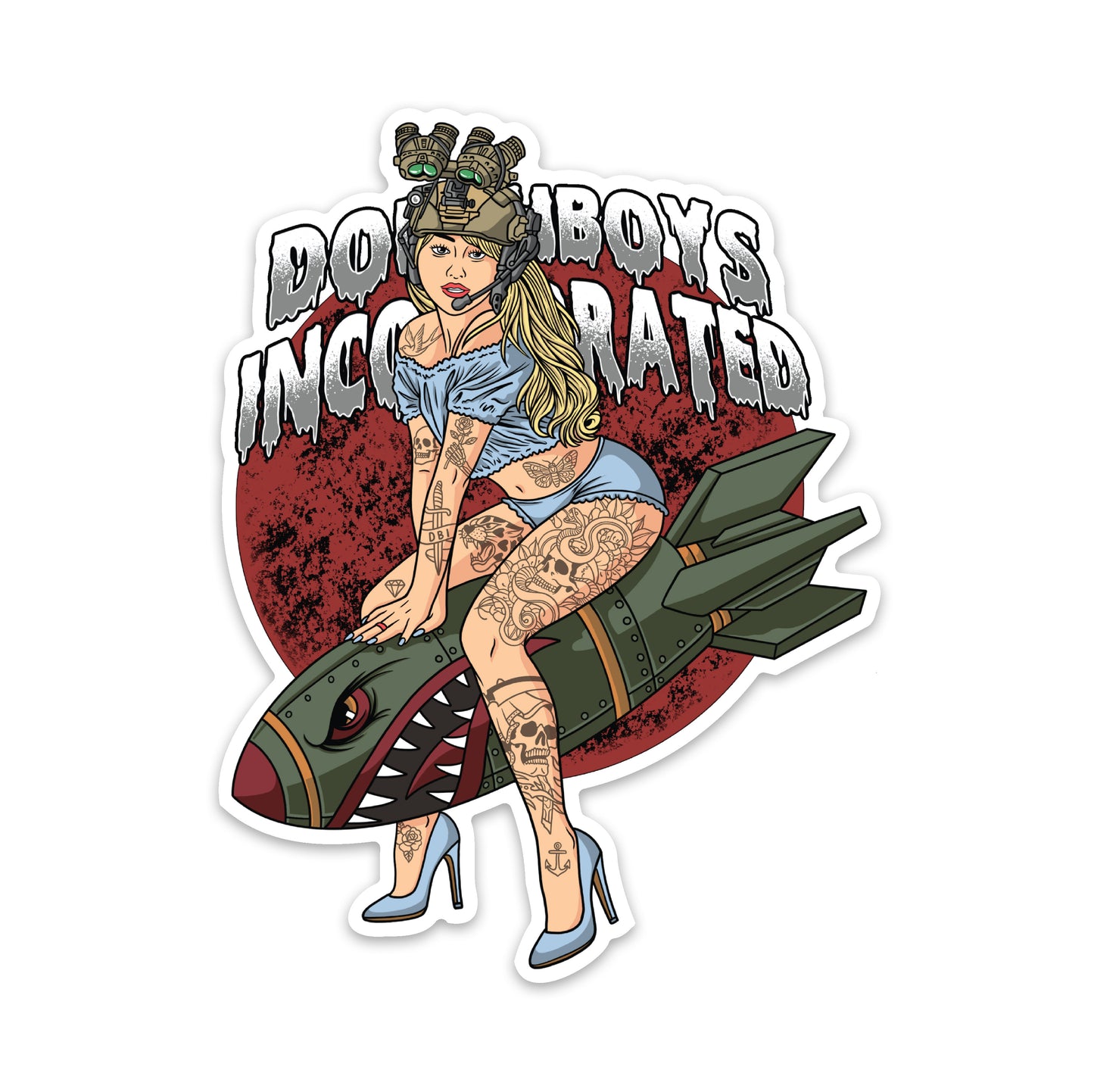 For The Girls Sticker